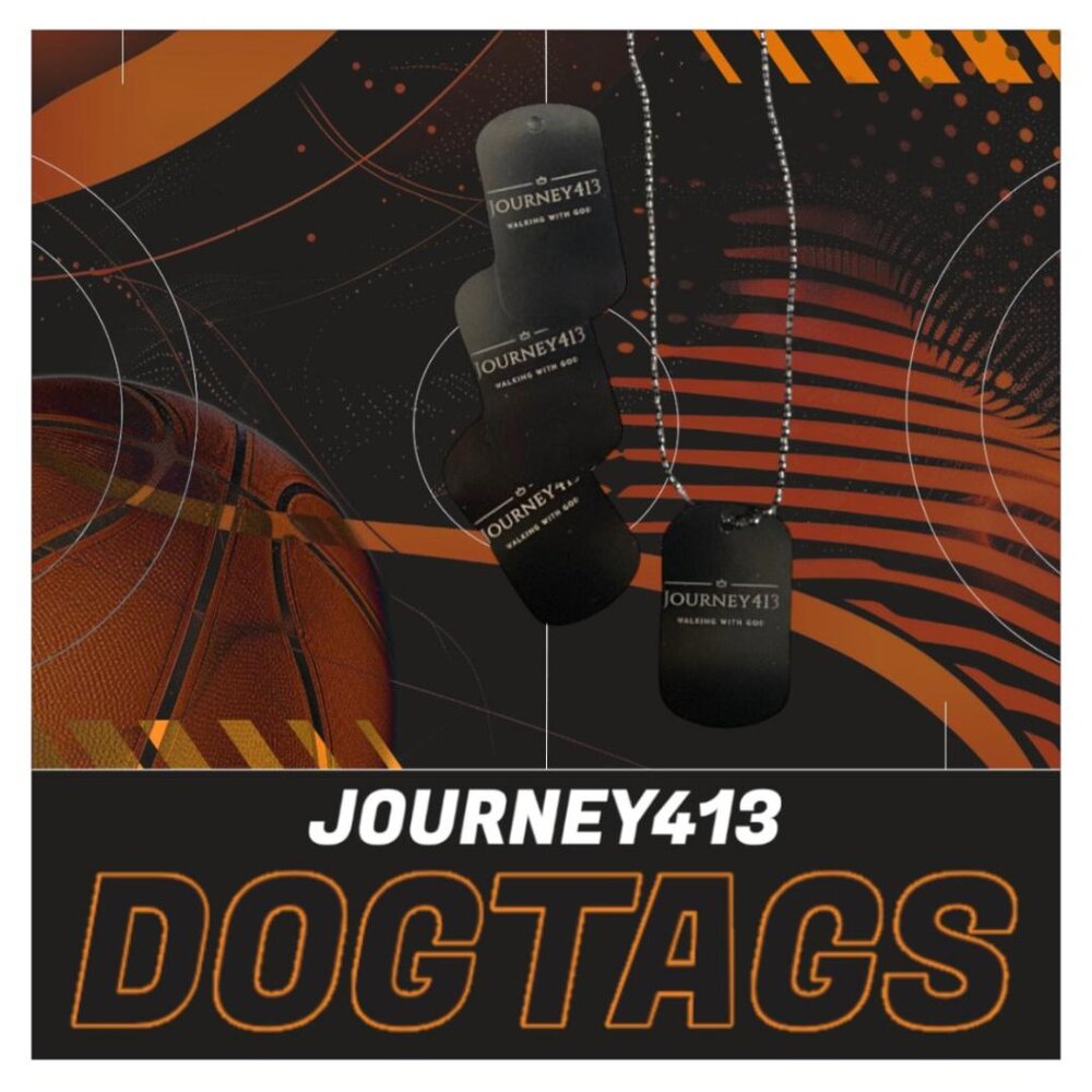 Black Dog Tag Necklace - Picture 2 of 9